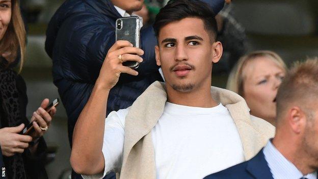 Daniel Arzani at Celtic Park