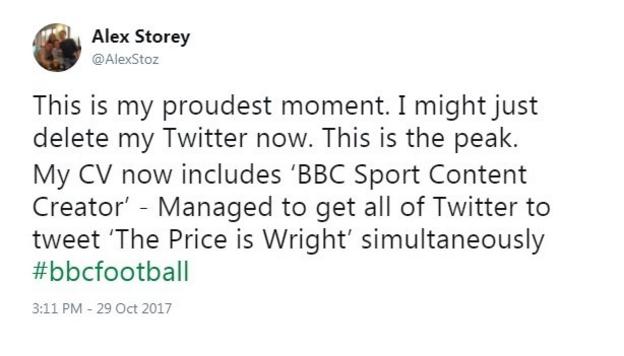 'Footballers As Game Shows' - Your Best Tweets - BBC Sport