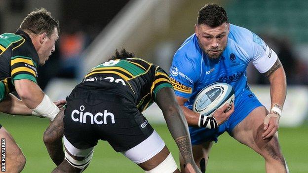 Scotland and Lions prop Rory Sutherland has served his two-game ban following his red card against Bath