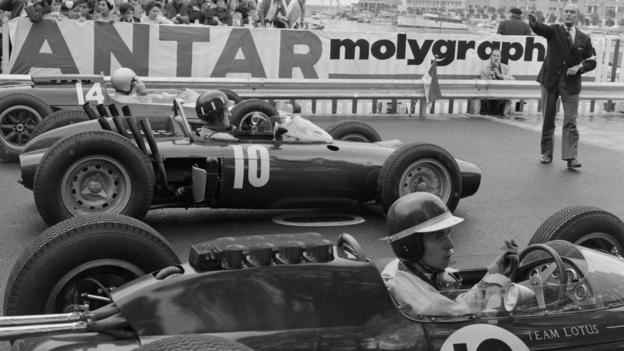 Graham Hill Et Jim Clark