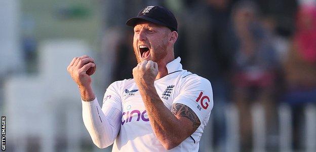 Ben Stokes celebrates