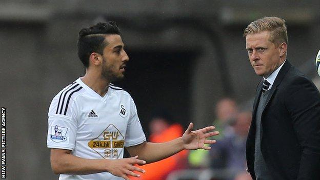 Neil Taylor and Garry Monk