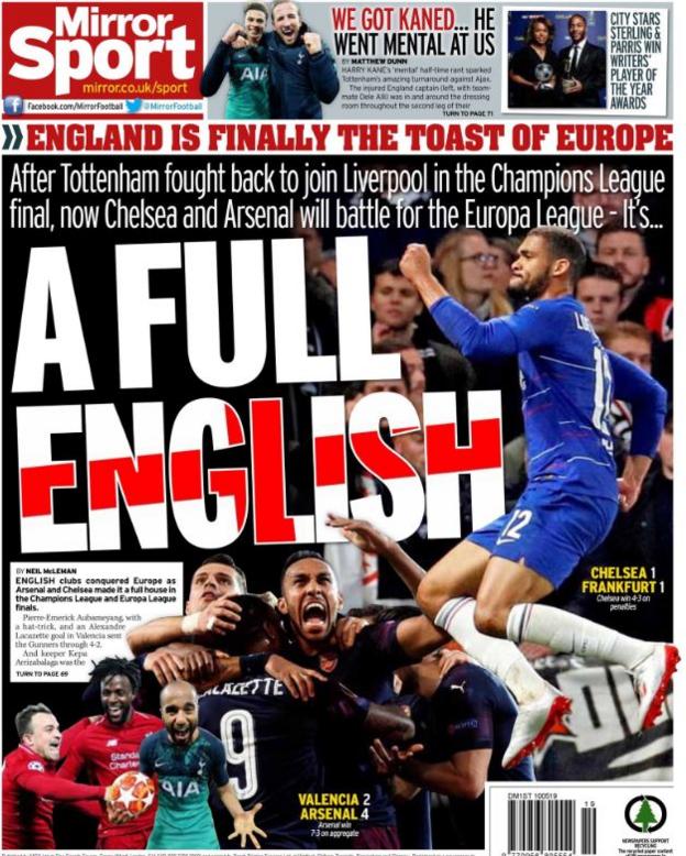 Mirror Football on X: Tomorrow's back page: Madness