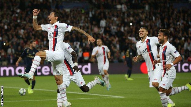 Champions League: Paris St-Germain 3-0 