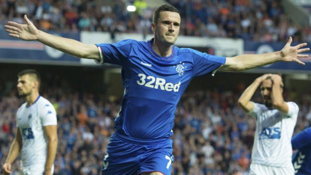 Rangers 2-0 FK Shkupi - BBC Sport