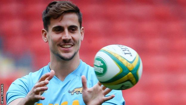 Joaquin Diaz Bonilla: Leicester Tigers sign Argentina fly-half for 2020-21 season - BBC Sport