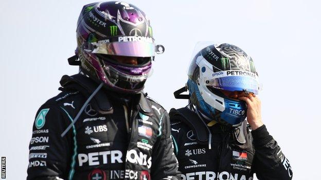 Lewis Hamilton and Valtteri Bottas