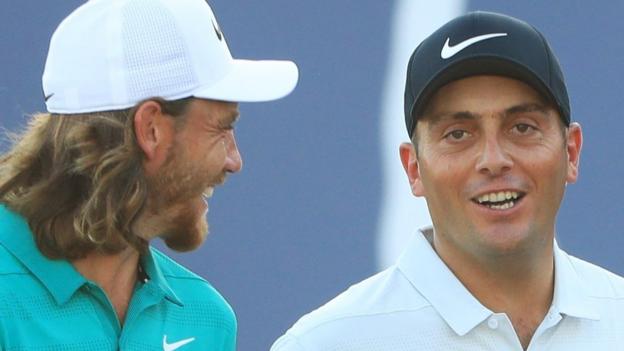 Race to Dubai: Francesco Molinari leads rival Tommy Fleetwood - BBC Sport