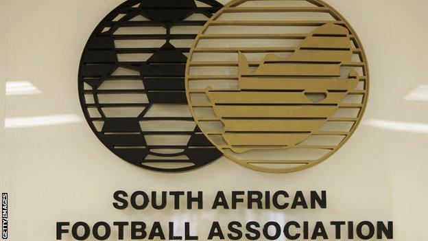 The South African Football Association logo