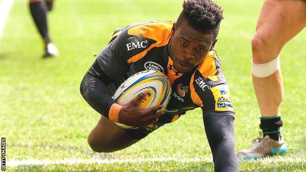 Christian Wade in action for Wasps