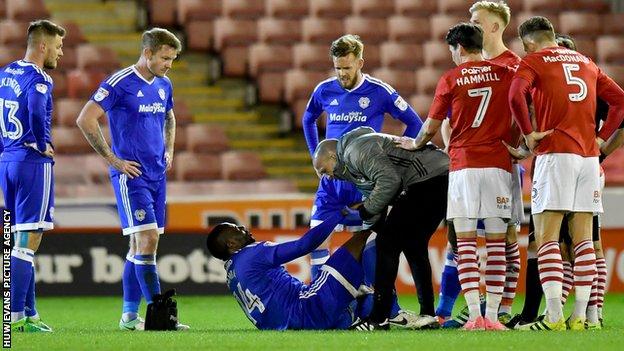 Sol Bamba injured at Barnsley