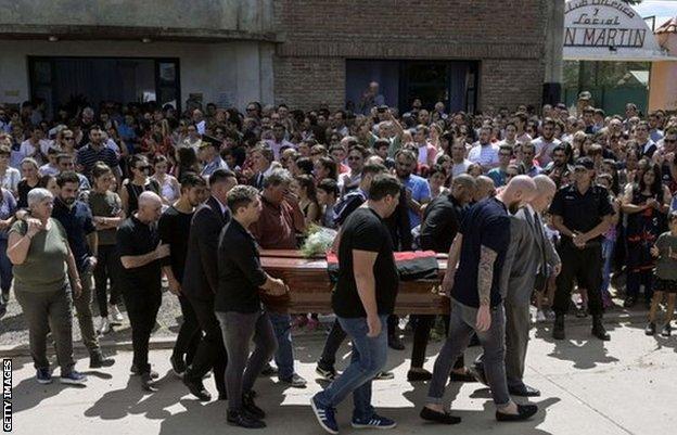 Emiliano Sala's funeral
