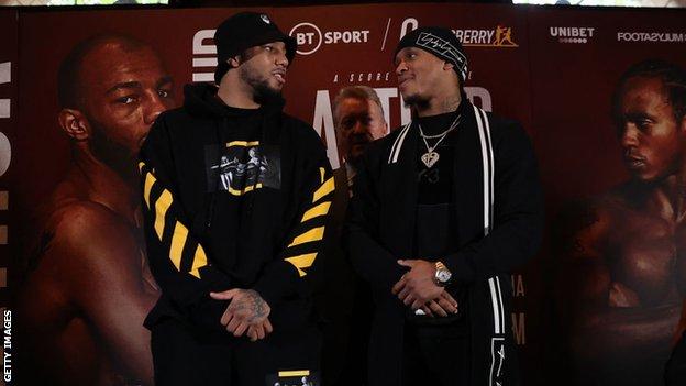 Lyndon Arthur faces off with Anthony Yarde