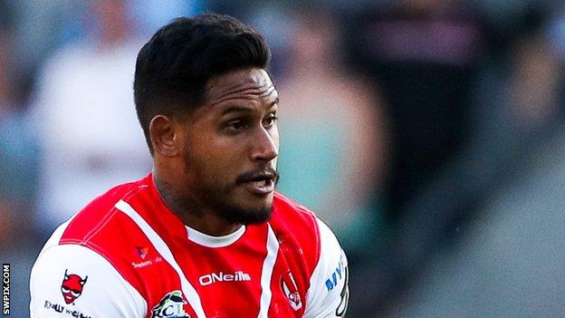 Ben Barba has scored 22 tries for St Helens in Super League this season