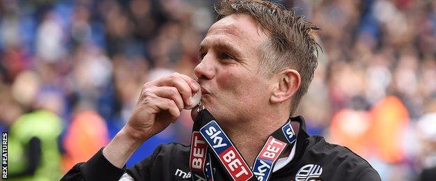 Bolton manager Phil Parkinson