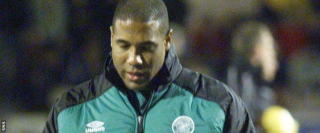 John Barnes in his time as Celtic manager