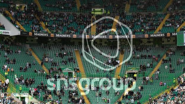 The Green Brigade section at Celtic Park