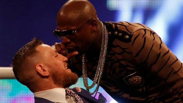 Floyd Mayweather v Conor McGregor: Who stole show on pre-fight tour ...