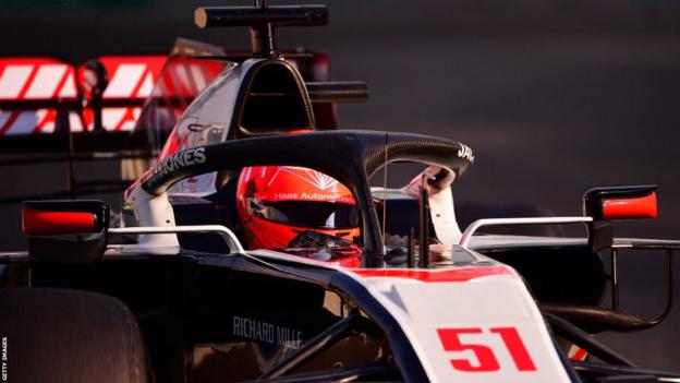 Pietro Fittipaldi of Brazil driving the (51) Haas F1 Team VF-20 Ferrari in 2020