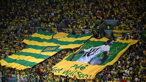 Cameroon fans celebrate after historic 1-0 victory over Brazil, Qatar  World Cup 2022