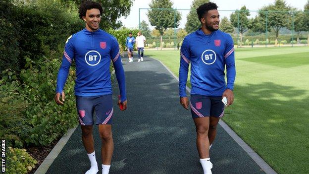 Trent Alexander-Arnold and Reece James