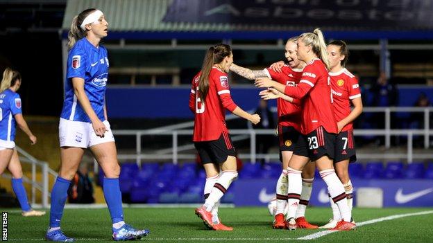 Manchester United celebrate