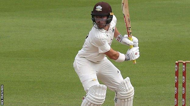 Bob Willis Trophy: Rory Burns hits ton for Surrey as Essex and Somerset  edge nearer final - BBC Sport