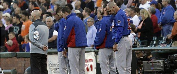 Chicago Cubs players