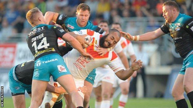 Catalans beat Leeds in Perpignan for the second season running following a 33-30 win against the then reigning champions in 2018