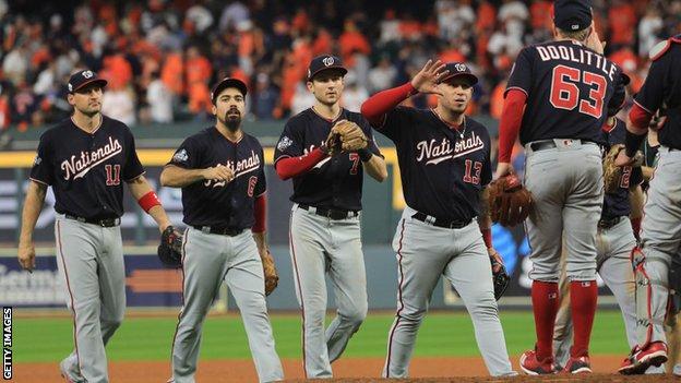 The Washington Nationals win World Series for the first time - BBC Sport