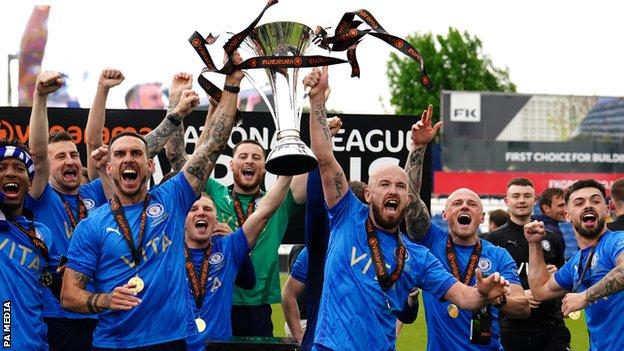 Stockport have won 30 of their 44 National League games on their way to the title and promotion