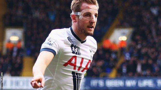 2015-2016 Tottenham Home White Jersey Kane ERIKSEN Lamela