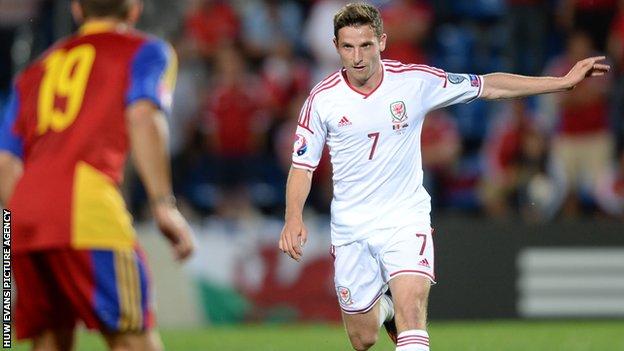 Liverpool's Joe Allen has been a key part of the Wales midfield in qualifying