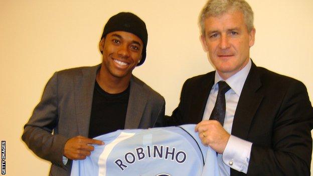 Mark Hughes and Robinho