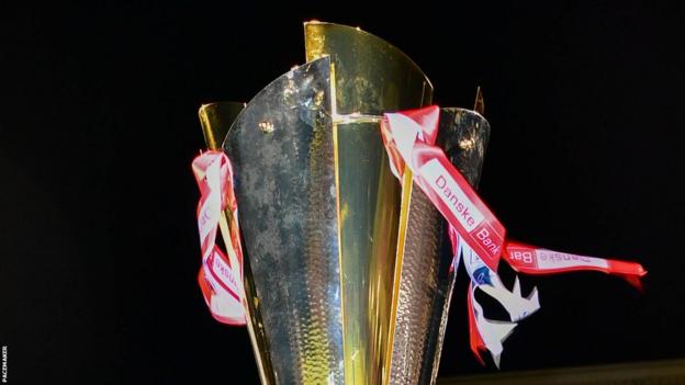 The Women's Premiership trophy