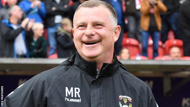 Mark Robins: Coventry City boss signs new contract after approach from  Sunderland - BBC Sport
