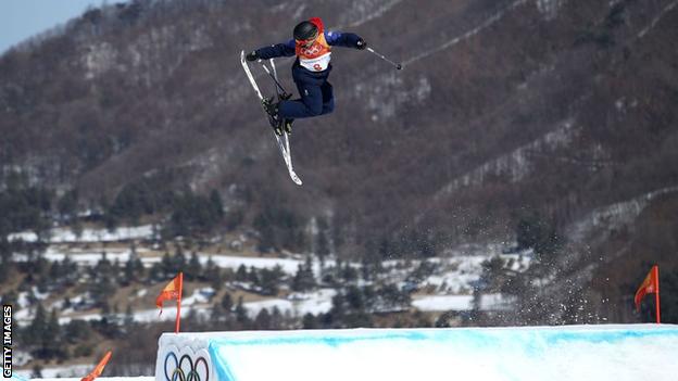 Katie Summerhayes in action at the Pyeongchang 2018 Winter Olympics