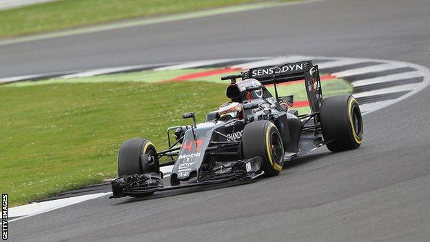 Stoffel Vandoorne at Silverstone