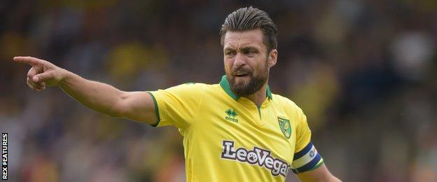 Norwich City's Russell Martin