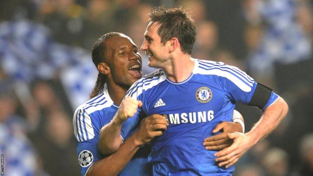 Didier Drogba and Frank Lampard