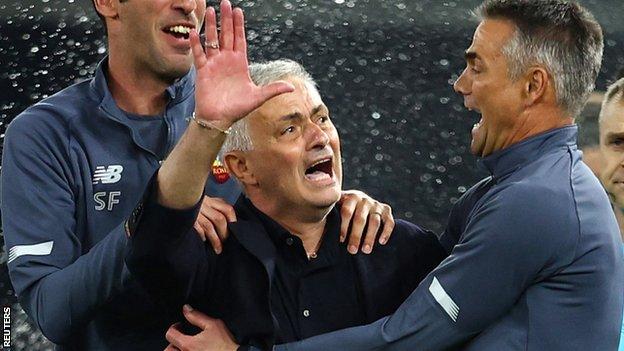 We wrote history,' says emotional Mourinho as Roma wins Conference League  title