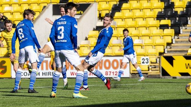 Alan Forrest doubled Livingston's lead with a superb finish