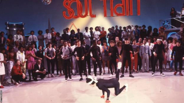 The New York City Breakers performed at Soul Train in 1984