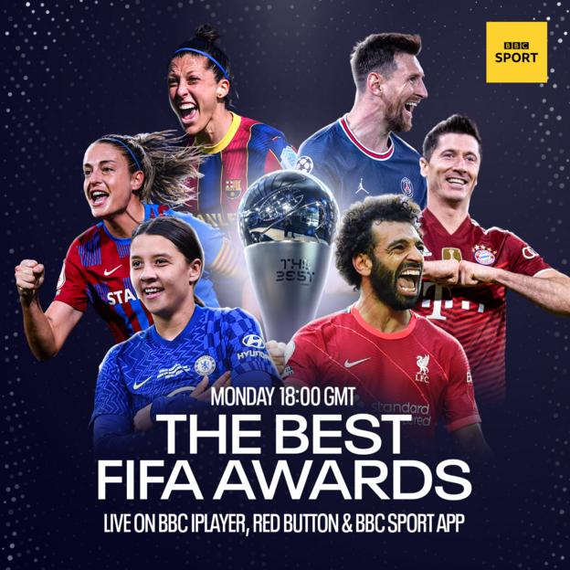 Best Fifa Awards How to watch on BBC Sport Mohamed Salah and Sam