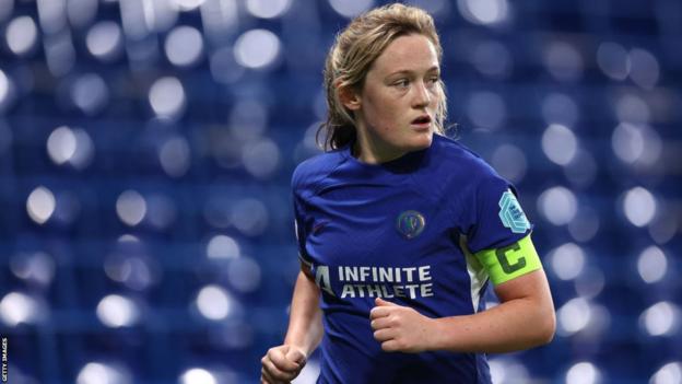Erin Cuthbert against Real Madrid