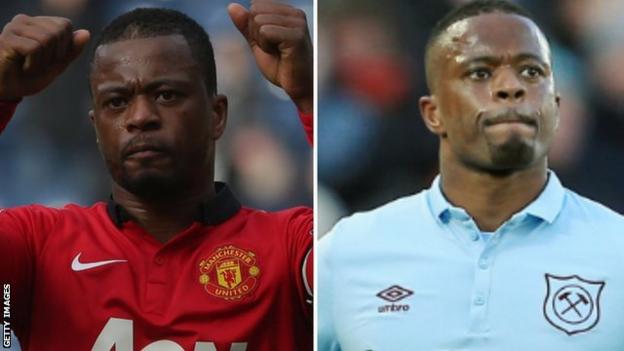Manchester United have won the Europa League, FA Cup and League Cup between Patrice Evra leaving Old Trafford and returning to England to sign for West Ham