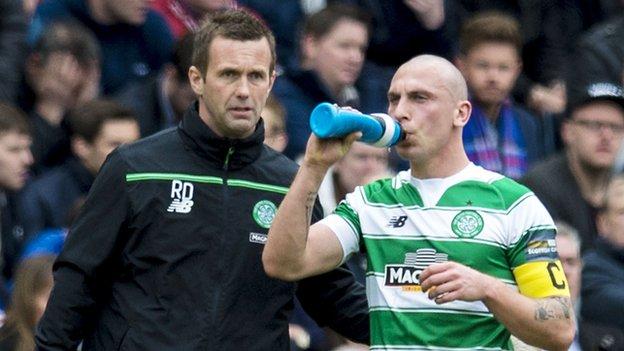 Celtic manager and captain Scott Brown