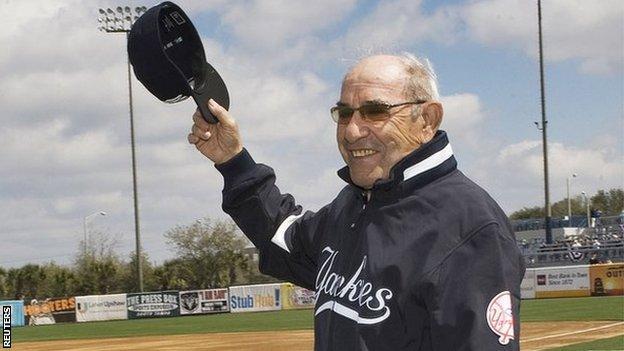 Yogi Berra, Yankees icon and Hall of Fame catcher, dies at age 90