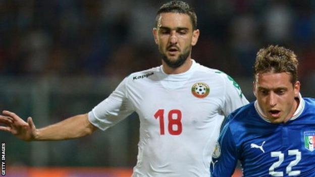 Bulgarian international midfielder Vladimir Gadzhev has scored once in 25 appearances for his country