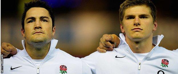 Brad Barritt and Owen Farrell